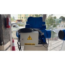 جرثقیل سقفی سیم بکسلی لوهدروم دو سرعته 6.3 تن ارتفاع 10 متر